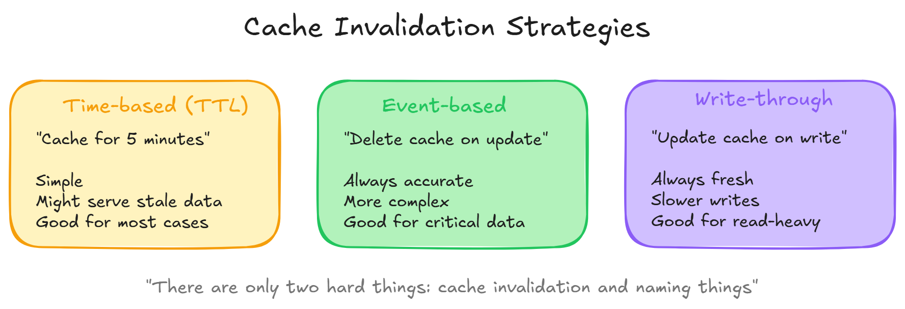 Cache Invalidation Strategies